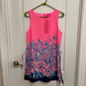 Lilly Pulitzer Colorful Dress with shorts.